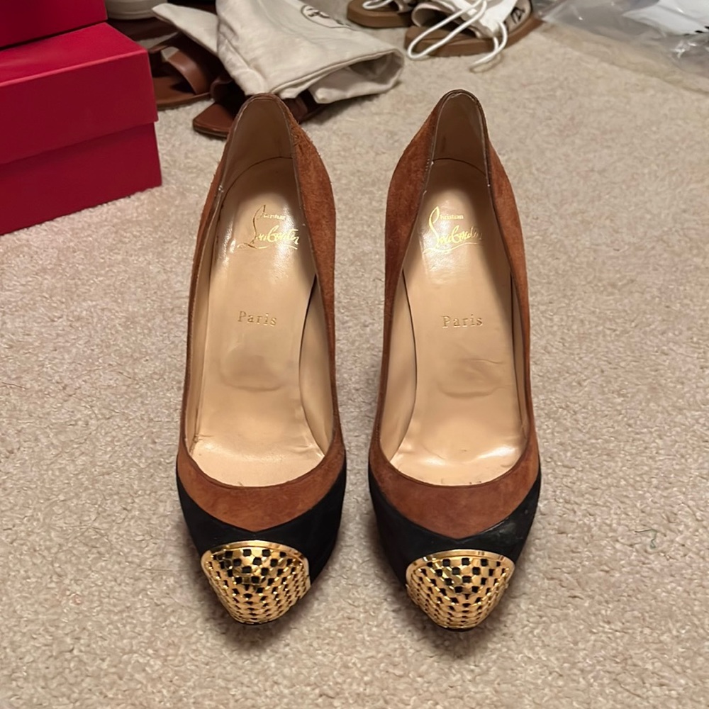 Christian Louboutin Maggie Steel-toe platform pump